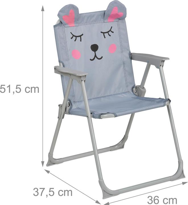 Actual product image Relaxdays Kinder Klappstuhl mit Motiv (High chair)
