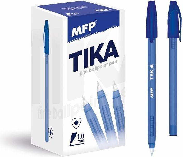 Produktbild Teka Tika 107 blauer Kugelschreiber (50 Stück) (50x)