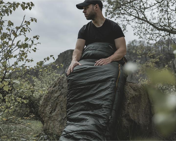 Actual product image Easy Camp Schlafsack Falcon III Mummy -4?C (dunkelgr?n, Modell 2025) (225 cm)