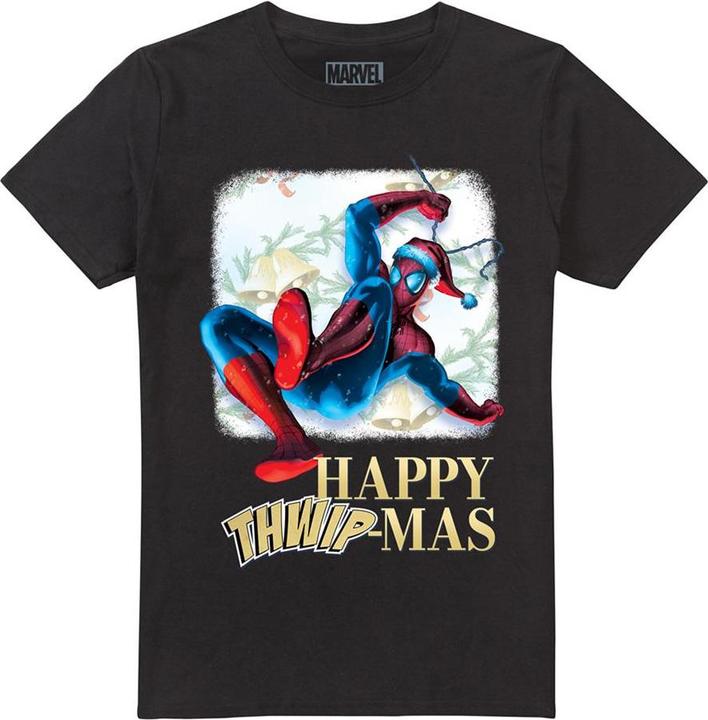 Produktbild Spiderman Happy Thwipmas Christmas TShirt (S)