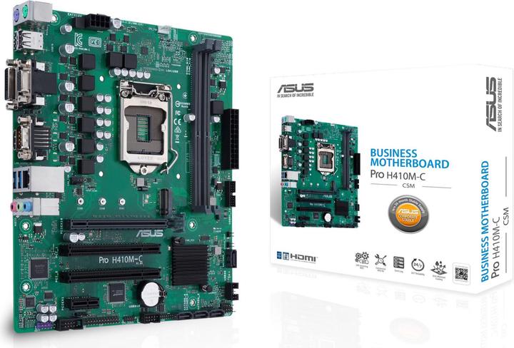 Produktbild ASUS PRO H410M-C/CSM (LGA 1200, Intel H410, mATX)
