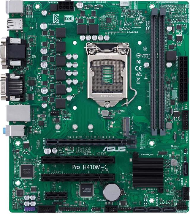Produktbild ASUS PRO H410M-C/CSM (LGA 1200, Intel H410, mATX)