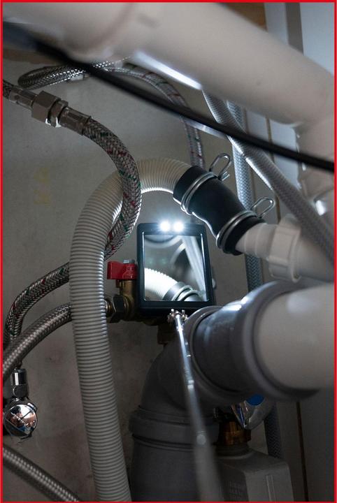 Produktbild KS Tools Flexibler und Teleskop-Magnethalter und Inspektionsspiegel-Satz, 6-tlg
