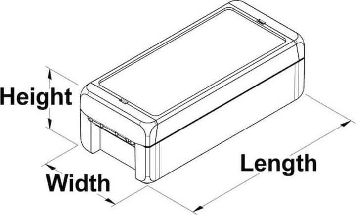 Produktbild Bopla BOCUBE IP67 enclosure, ABS, RAL 7035 (Gehäuse)