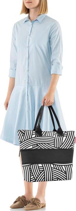 Actual product image reisenthel Shoulder bag shopper e1 zebra