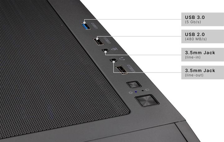 Image du produit Captiva R86-556 de jeu avancé (AMD Ryzen 7 5700, 32 Go, 1000 Go, GeForce RTX 4060 Ti)