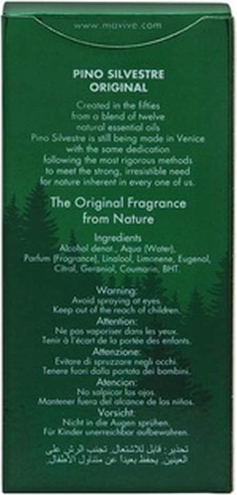 Actual product image Pino Silvestre Classico Eau de Toilette For Men 75ml (Eau de toilette, 75 ml)