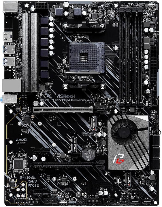 Produktbild AsRock X570 Phantom Gaming 4S (AM4, AMD X570, ATX)