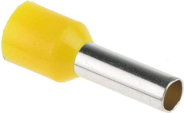 RS PRO Aderendhülsen bis 6mm², Stift ø 3.5mm, Gelb