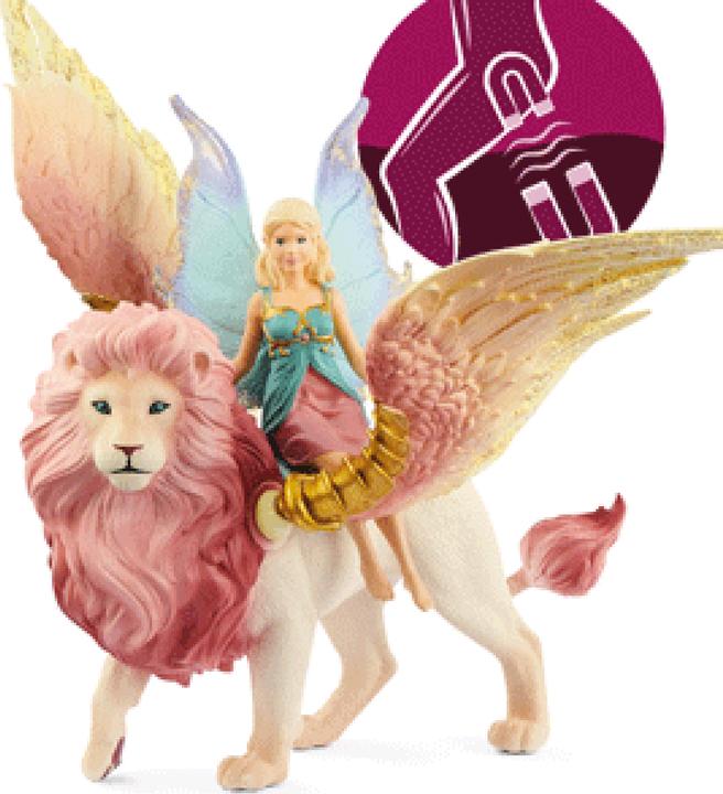 Produktbild Schleich Elfe auf geflügeltem Löwe