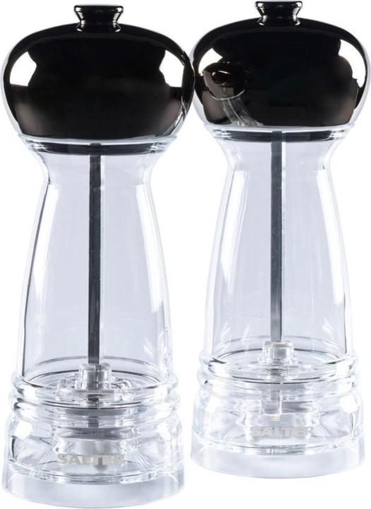 Salter BW12949GEU7 Harper Mill Set Clear/Grey (Diverse kruiden)