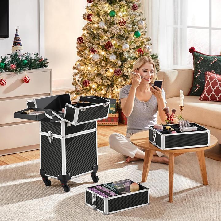 Immagine prodotto Yaheetech 4-in-1 Kosmetikkoffer