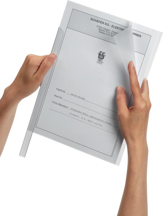 Produktbild Durable Klemmschienenhüllen (A4, 50x)