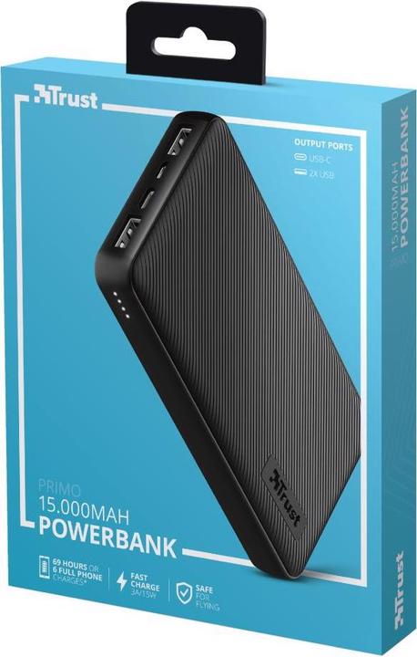 Actual product image Trust Primo Compact (15000 mAh, 15 W, 55.50 Wh)