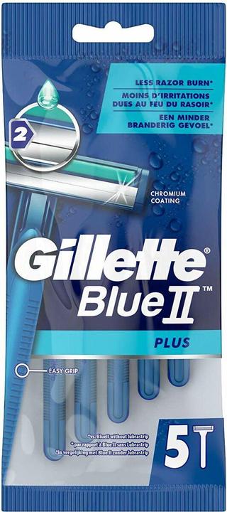 Produktbild Gillette Einweg Rasierer Blue II Plus 5er