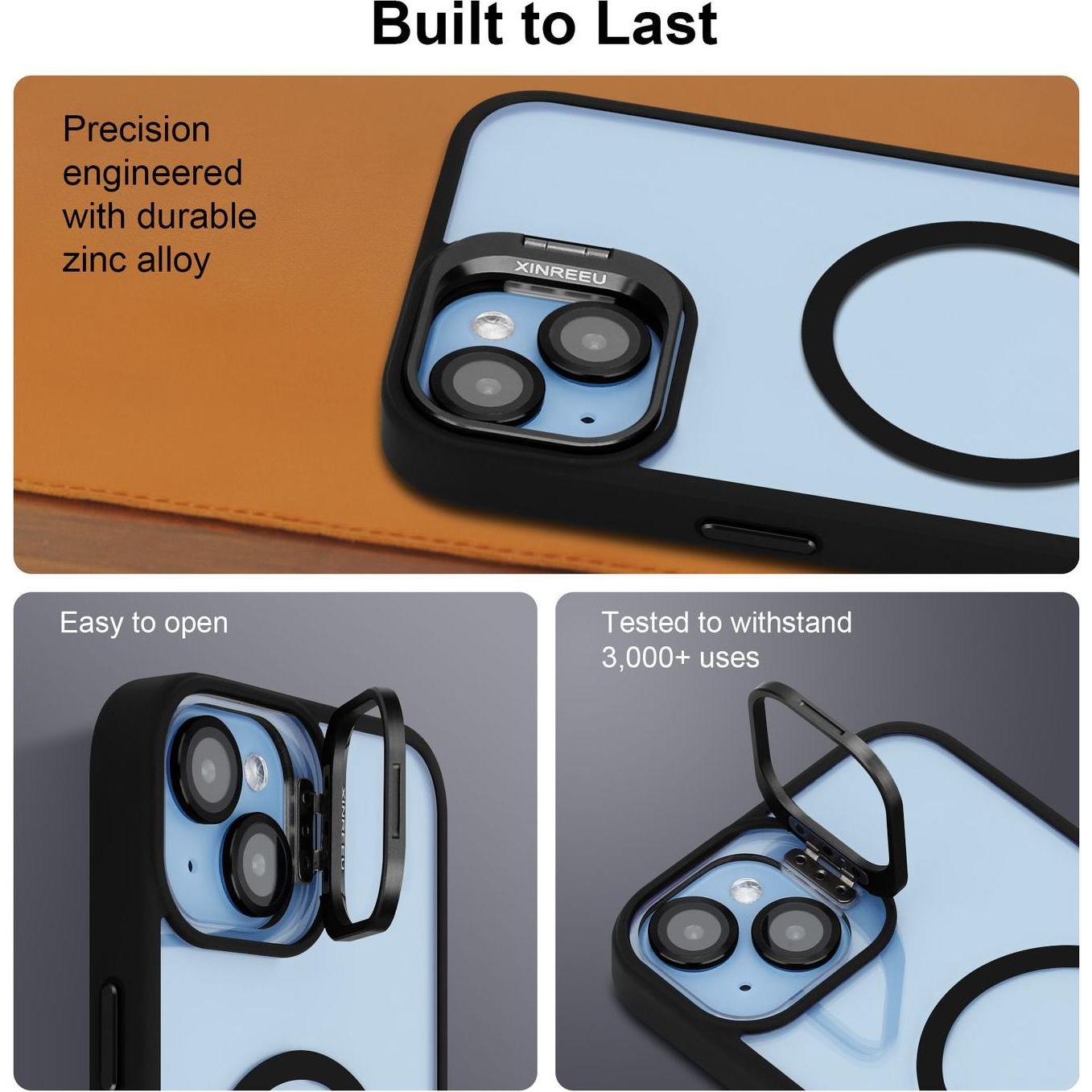 Thumbnail - Cadorabo Hülle für iPhone 15 PLUS kompatibel mit Magsafe inkl. Kameralinsen Schutz (Apple iPhone 15 Plus), Smartphone Hü...