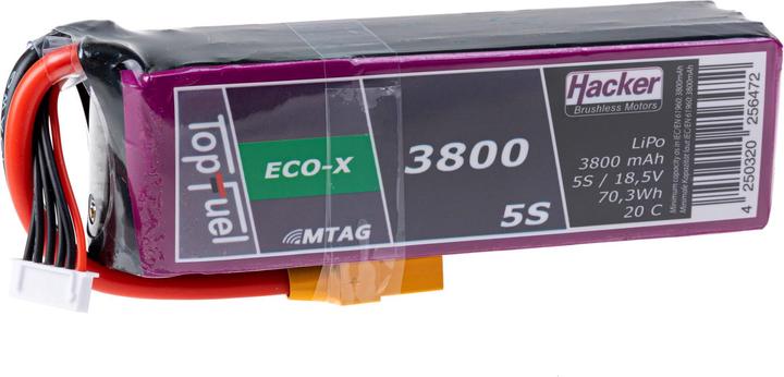 Batteries de propulsion avions RC - Batterie Lipo Hacker TopFuel Eco-X MTAG 3S 1