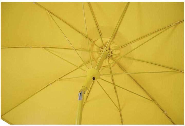 Produktbild Siena Garden Paolo Mittelstockschirm mustard Ø 270 cm (2.70 m)