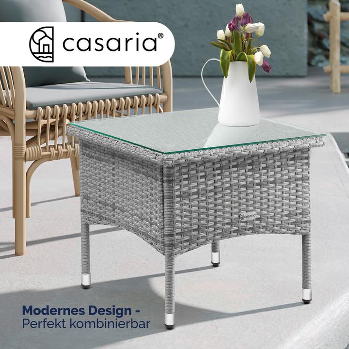 Produktbild Casaria Gartentisch Polyrattan