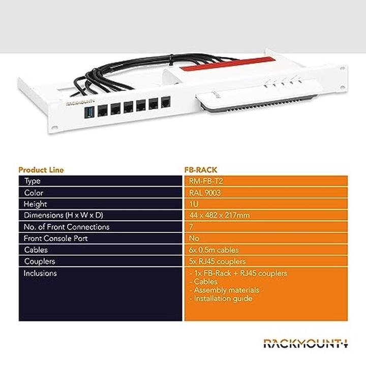 Produktbild Rackmount.IT Rack Mount Kit for AVM Fritz!Box 7530 (Montage-Kit)