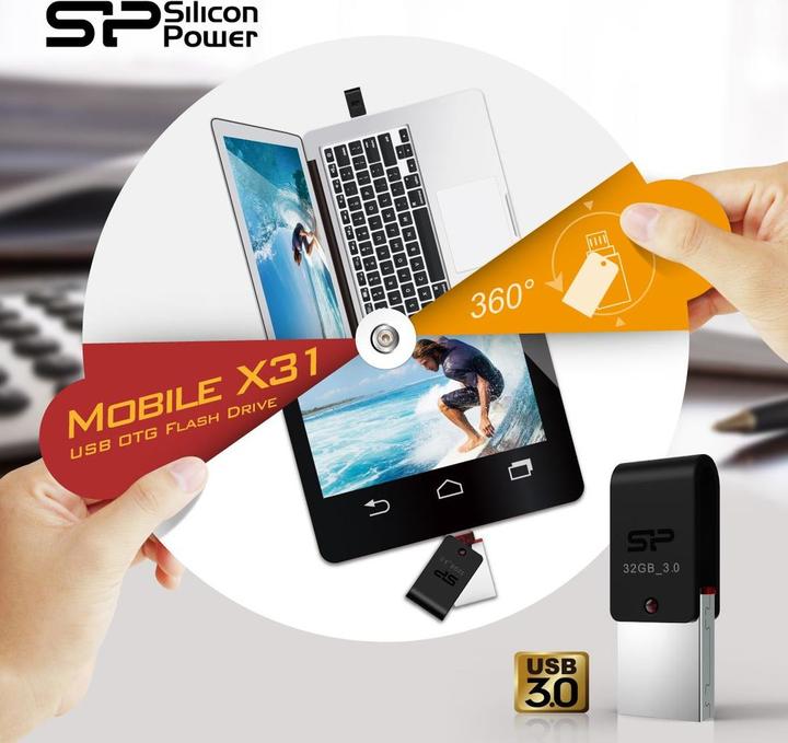 Produktbild Silicon Power Mobile X31 32GB MicroUSB/USB (32 GB)