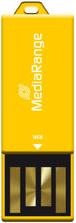 Image du produit MediaRange Nano-clé USB 16Go avec. Fonction d'agrafe jaune (16 Go, USB-A, USB 2.0)