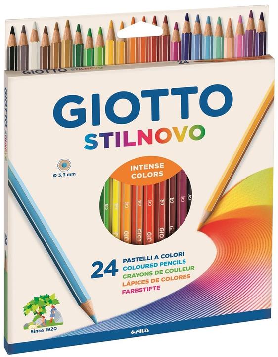 Immagine prodotto Giotto Matite colorate Stilnovo scatola di cartone multicolore, 24 pezzi (24 x)