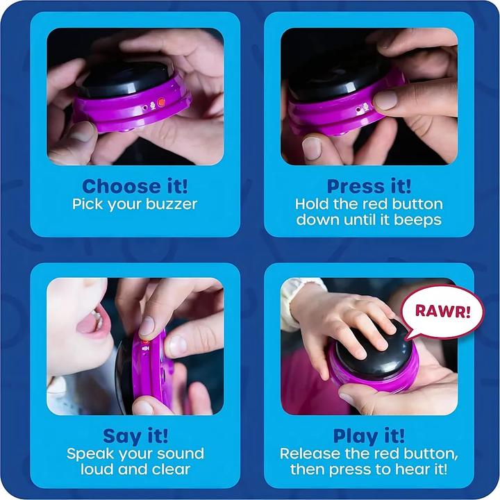 Actual product image Learning Resources Buzzer with recording function