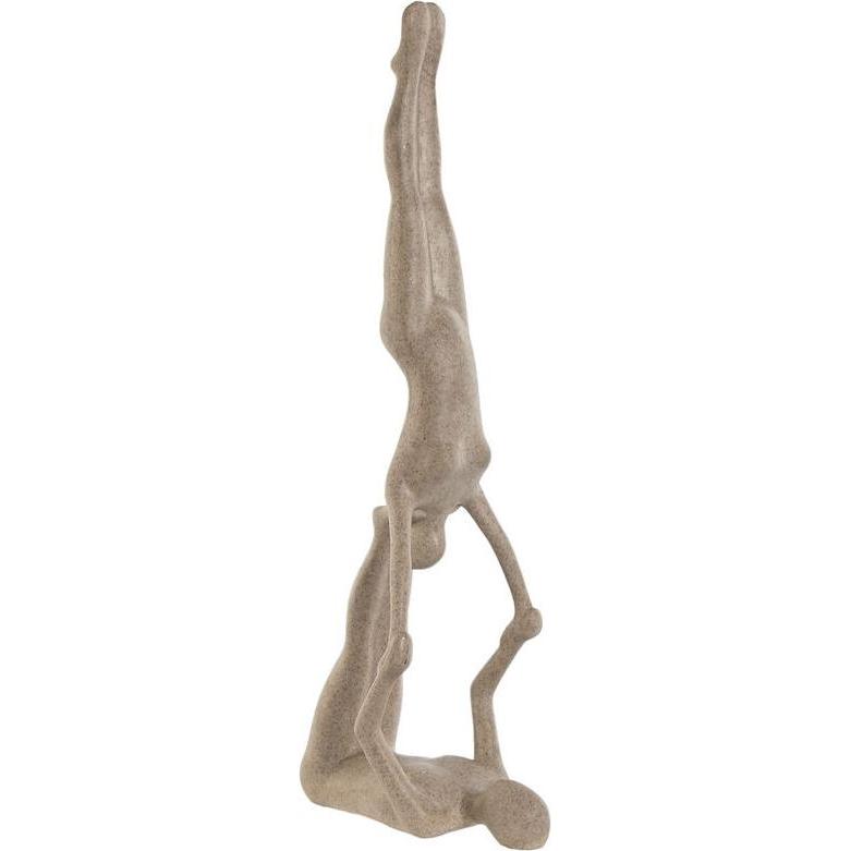 Esprit, Deko Objekt, Deko-Figur Home Beige Yoga 29,5 x 8 x 28 cm