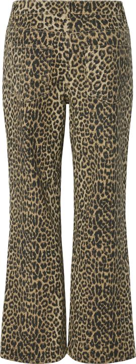 Produktbild Pieces PCSALUME MW CROPPED Leoprint Wide Fit Jeans (28)