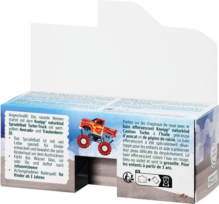 Actual product image Kneipp Naturkind Sprudelbad Turbo-Truck (Bath truffles)