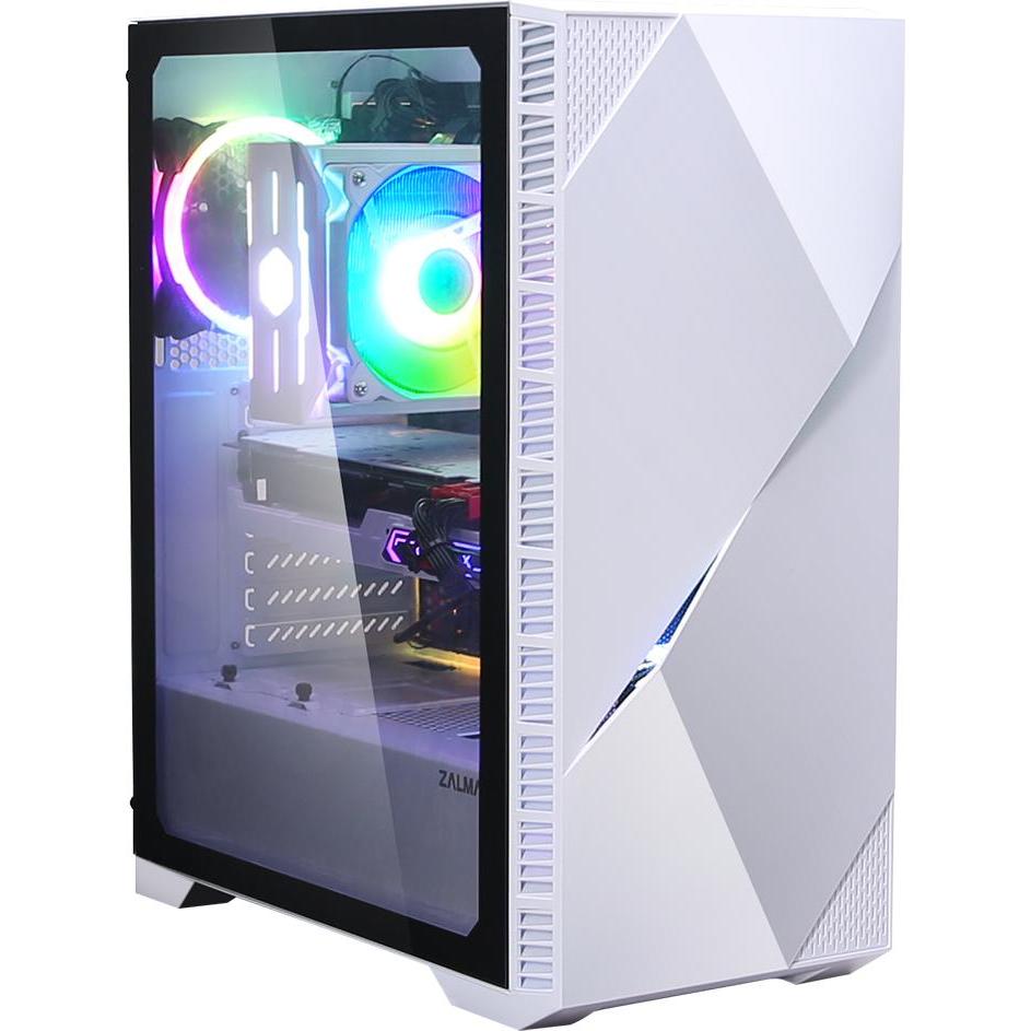 Zalman Z3 Iceberg (ATX, mATX, E-ATX, Mini-ATX), PC Gehäuse, Weiss