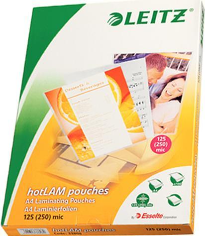 Actual product image Leitz Laminating pouch (A4, 100 pcs., 125 µm)
