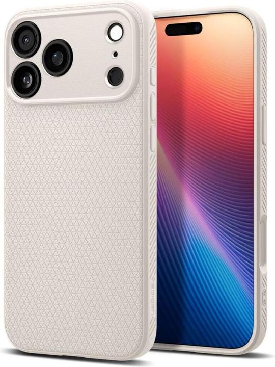 Actual product image Spigen - Liquid Air - iPhone 17 Pro Max - Natural Titanium (Apple iPhone 17 Pro Max)