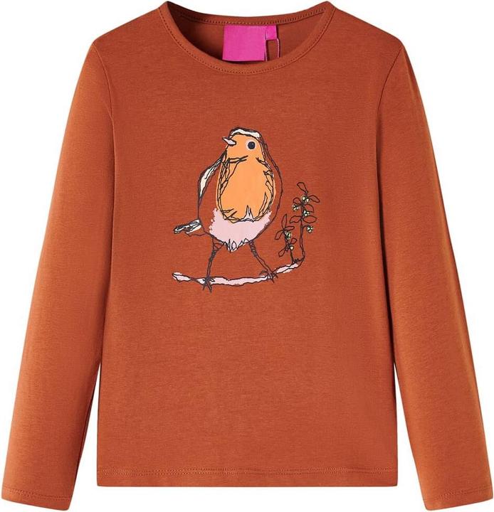 Immagine prodotto VidaXL Camicia da bambino a maniche lunghe Cognac 92,Materiale: 95 % cotone. 5 (92)
