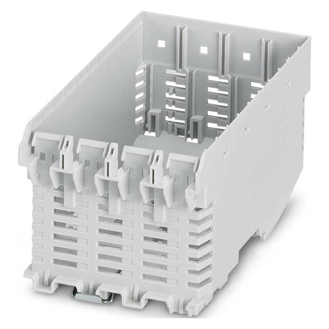 Phoenix Contact Behuizing polyamide lichtgrijs ME-IO 75,2 B 10U TBUS 7035 10 st. (Huisvesting), Elektronica benodigdheden + Behuizing, Grijs