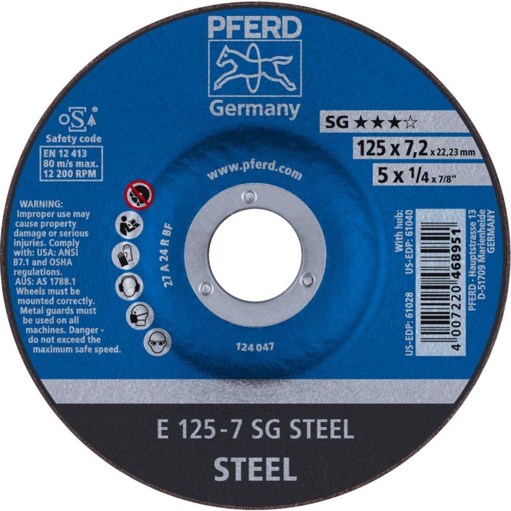Pferd, Schleifmittel, Schruppscheibe (A)