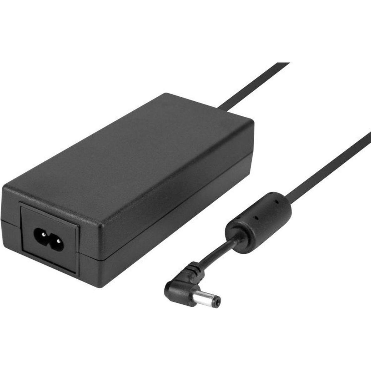 Yongnuo EA11012E-1900 AC-Adapter – 19 V/5 A, DC-Stecker 5,5/2,5 mm (Adattatore per la batteria della fotocamera), Alimentatore fotocamera, Nero