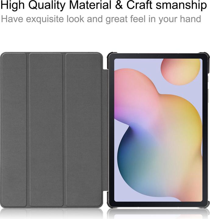 Actual product image Lobwerk Cover for Samsung Galaxy Tab A7 SM-T500 T505 Smart Cover case with stand function and auto (Samsung Galaxy Tab A7)