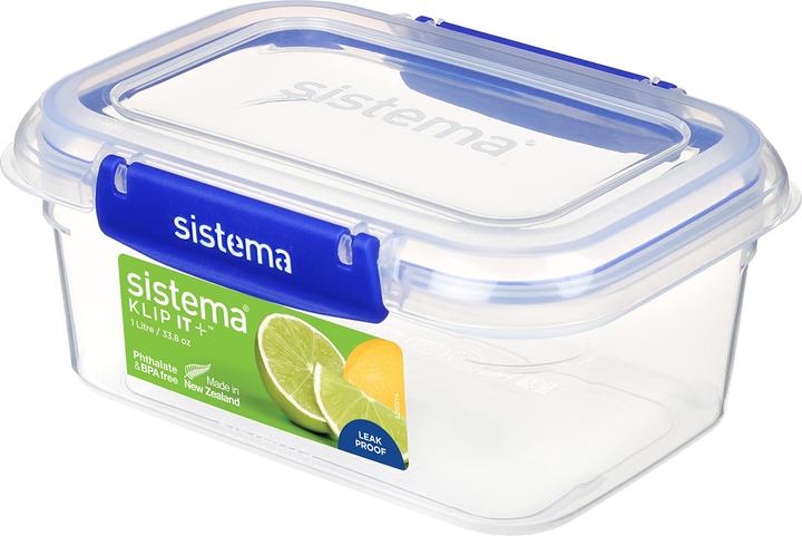 Produktbild Sistema Frischhaltedose KLIP IT PLUS 1 l blau (1 l)