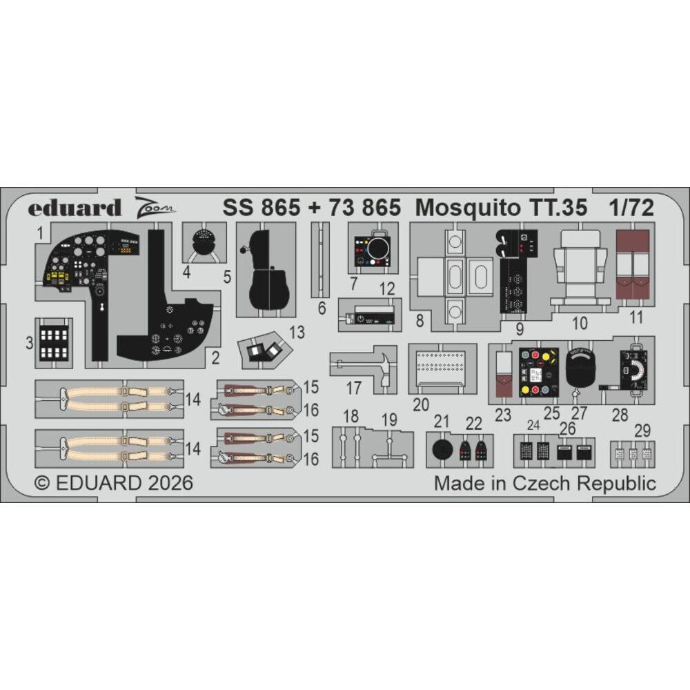 Eduard Mosquito TT.35 for Airfix