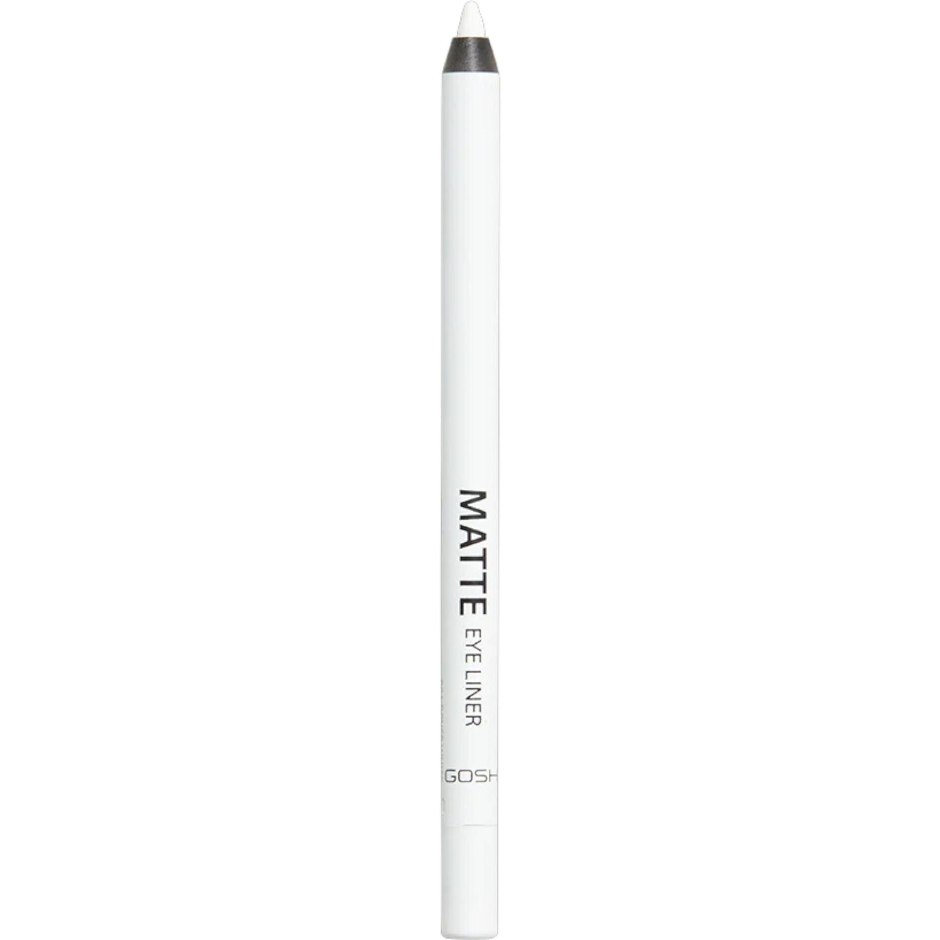 Gosh, Eyeliner + Kajal, Matte Eyeliner Cremig weiche Textur für leichtes Auftragen Hohe Deckkraft Ideal für Smokey Eyes (001 Dover White)