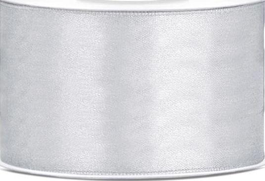 Image du produit Partydeco Ruban de satin 38mm argent (25m) (1x)