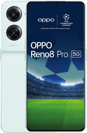 Produktbild OPPO Reno 8 Pro (256 GB, Glazed Green, 6.70", Dual SIM, 5G)