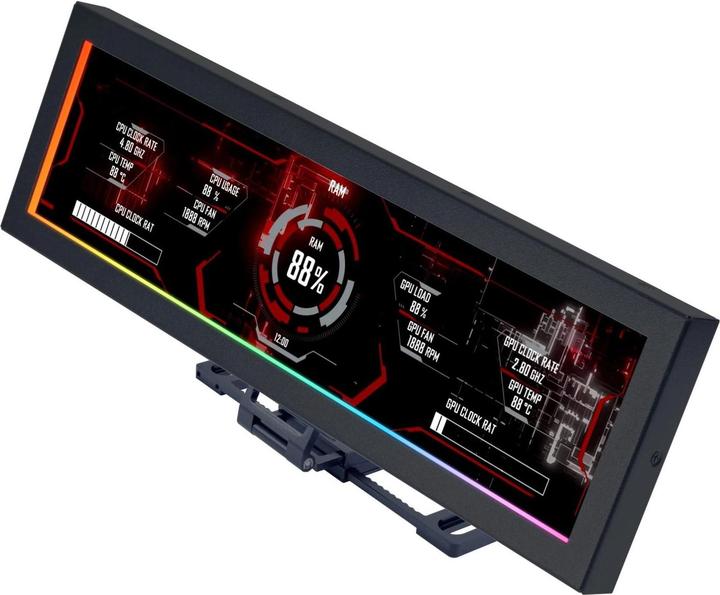 Lian-Li 8.8" Universal Screen - schwarz