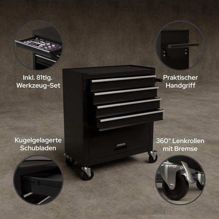 Produktbild Arebos Werkzeugwagen (81 x)