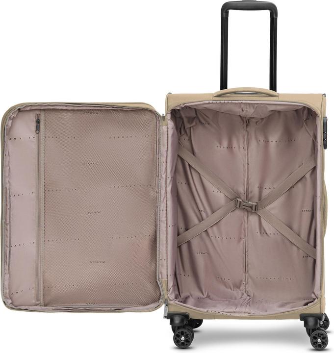 Produktbild Stratic taska 4-Rollen Trolley M 65 cm mit Dehnfalte (74 l, M (50 - 90l))