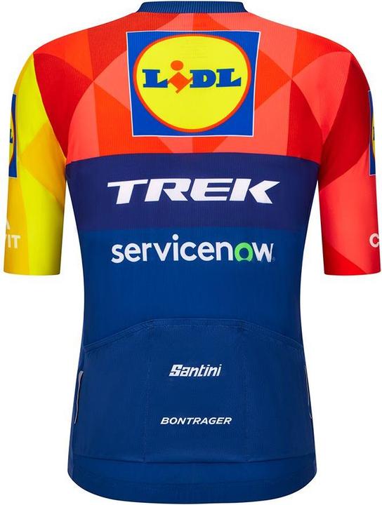 Produktbild Santini Jersey Trek Replica Medium Blue/Yellow (M)