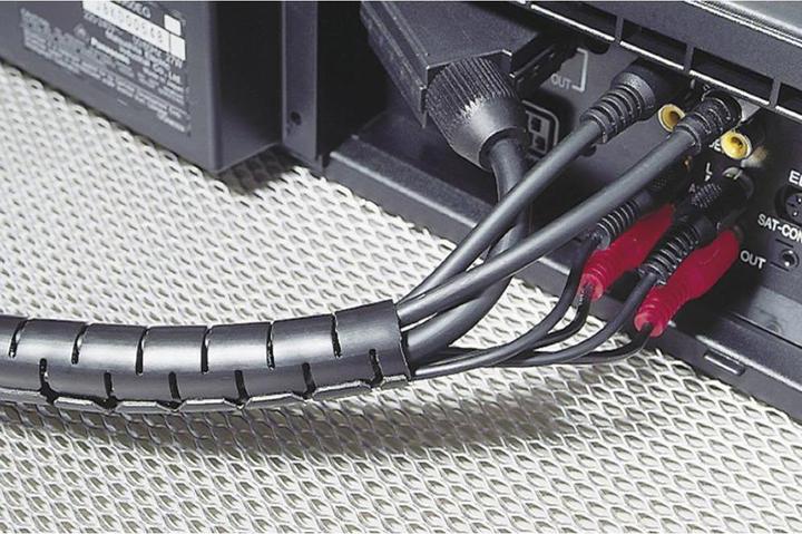 Produktbild HellermannTyton HWPP25 Schutzschlauch+WZ schwarz (Kabelschlauch, 2500 cm)