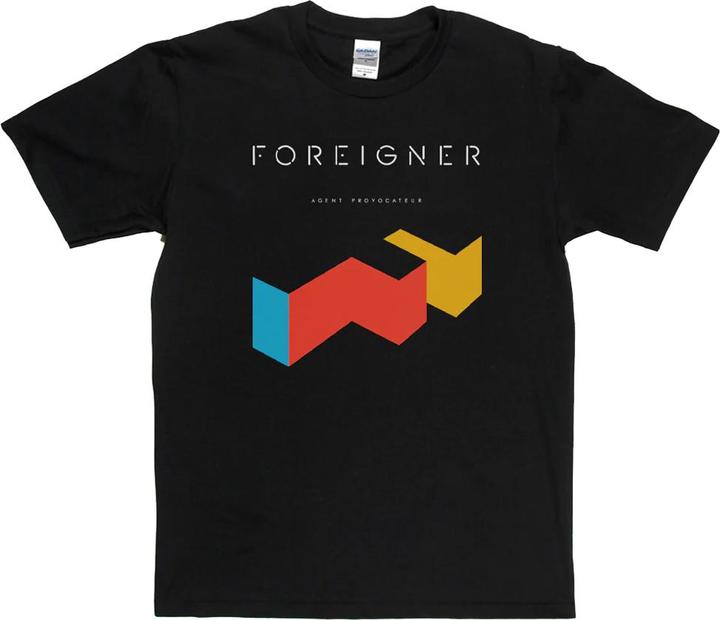 Image du produit Foreigner T-Shirt unisexe adulte Agent Provocateur Vintage Cotton (S)